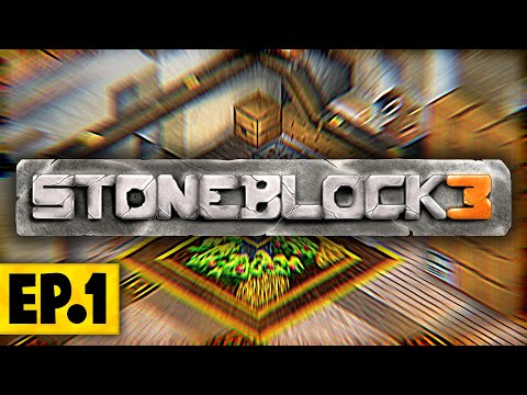 Minecraft StoneBlock 3 | THE BEST STONEBLOCK YET! #1 [Modded Questing Stoneblock]