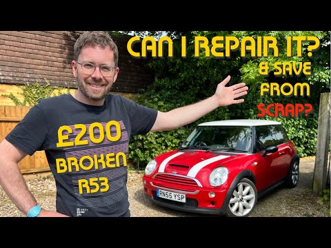Mini Cooper S R53 rescued from scrap!
