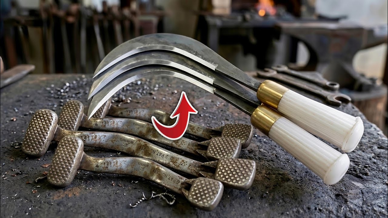 Hasiya Making From Gear Pedal 🔥 | Hasiya Kaise Banaye | How To Make katari | Handmade Katari 