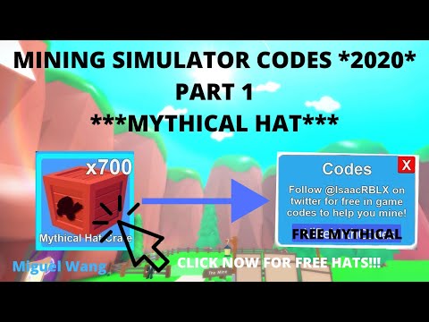 ROBLOX MINING SIMULATOR CODES *2020* - Mining Simulator Hacks **MYTHICAL PET** Part 1