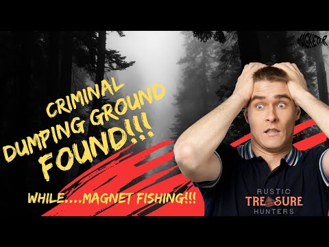 Criminal Dumping Ground Found!!! Magnet fishing Downtown!!! Criminal Evidence everywhere!!! #crime