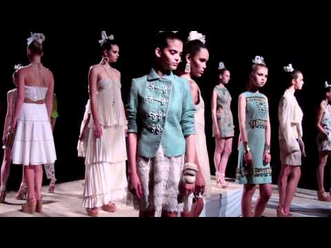 Douglas Hannant 'Pink' presentation, Spring 2012. Mercedes-Benz Fashion Week, music by The Vandelles