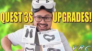 Upgrades Your Meta Quest 3S NEEDS - AMVR Facial Interfaces and Kiwi Design Grips