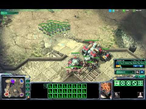 Starcraft 2 (P1/3) 2v2 Hellion Fortress Rush vs Platinum/Diamond Teams