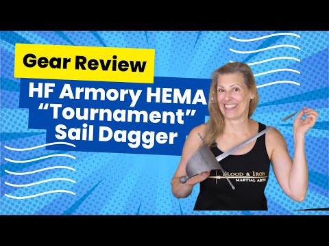 HF Armory HEMA "Tournament" Sail Dagger Review.  #martialarts #swordfighting #combatsport