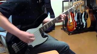 Lost Prophets - Can&#39;t Stop, Gotta Date With Hate - (Bass cover)
