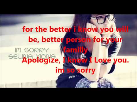 I`m Sorry Selina Xion ft.Ky Lyrics On Screen