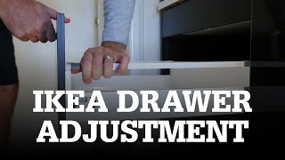 How to Adjust IKEA Drawers