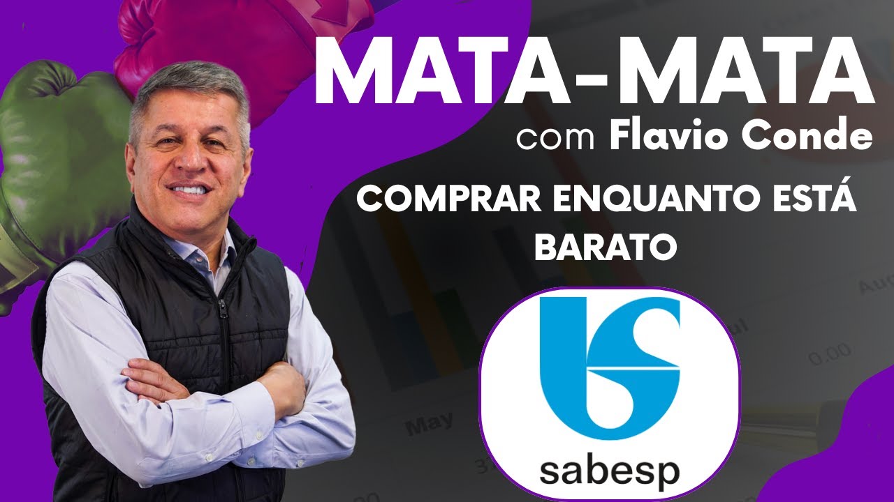 SABESP (SBSP3): COMPRAR ENQUANTO ESTÁ BARATO