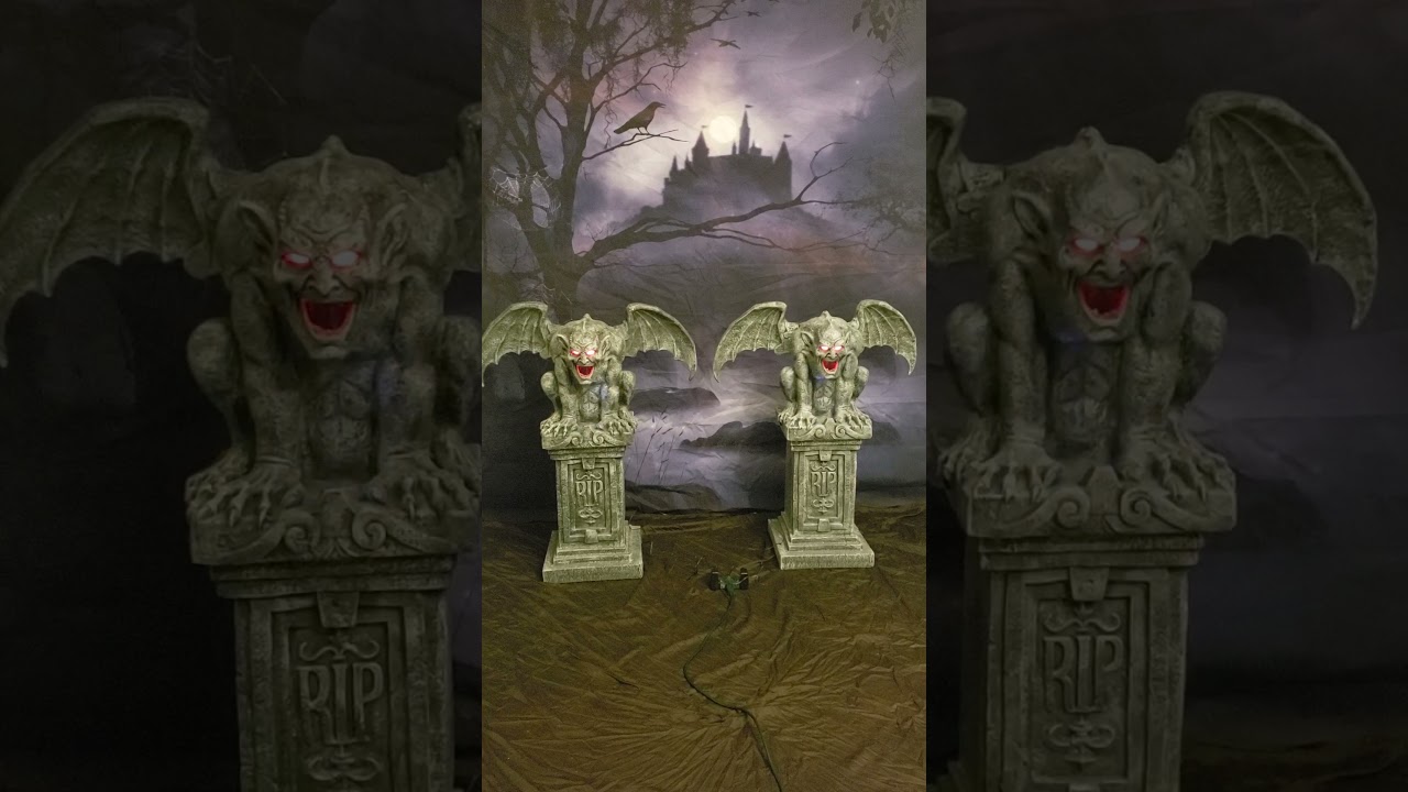 Spirit Halloween Sinister Gothic Gargoyles