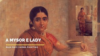 A Mysore Lady near the well by Ravi Varma 