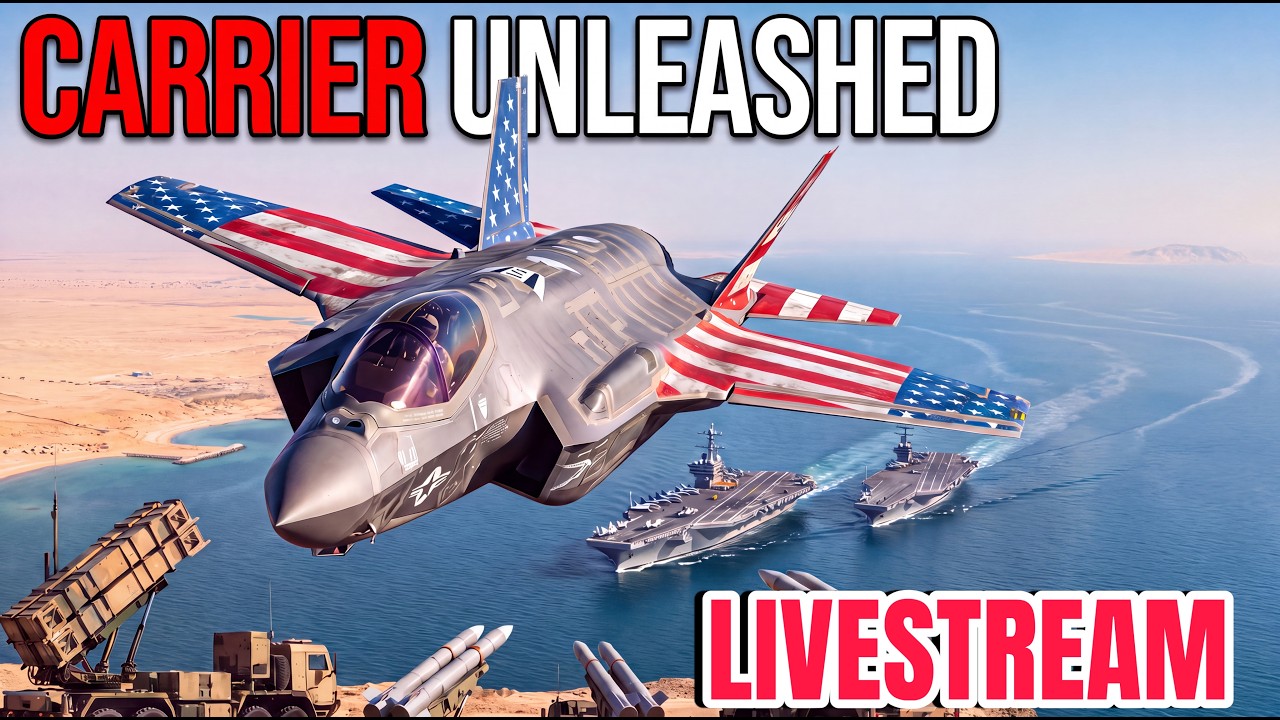 IRAN PANICS As New Carrier Heads To The Middle East LIVESTREAM