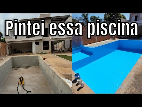 Como Pintar piscina de concreto