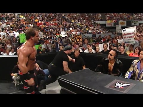 Kane Vs Chris Benoit (The Rock on Commentary) Bring It You No Tooth B*tch! - RAW IS WAR!