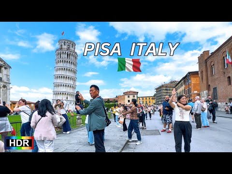 Pisa, Italy Walking Tour (4K HDR 60fps) - Italy Walking Tour