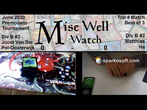 June 2020 Premodern Monthly - Top 4 Match - Fluctuator vs The Rock