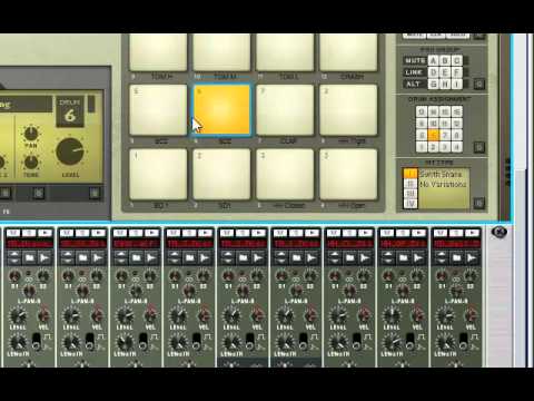 Reason 5 Beginner Tutorial use kong and redrum together
