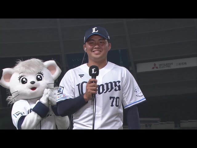 【ファーム】ライオンズ・豆田泰志投手 若獅子インタビュー 7月21日 埼玉西武ライオンズ 対 北海道日本ハムファイターズ