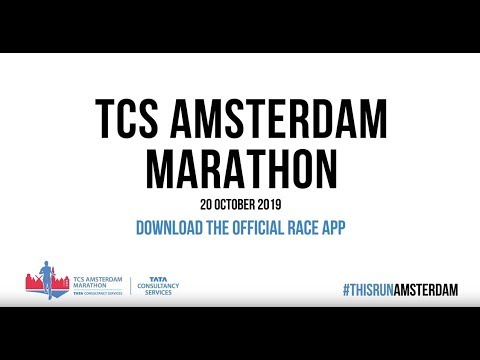 Download the official race app of the TCS Amsterdam Marathon 2019