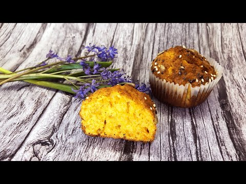 Tender, Fluffy & Healthy Carrot Cake Muffins | CookAtHome