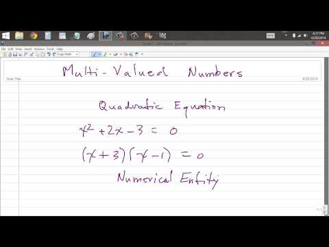 Multi-Valued Numbers