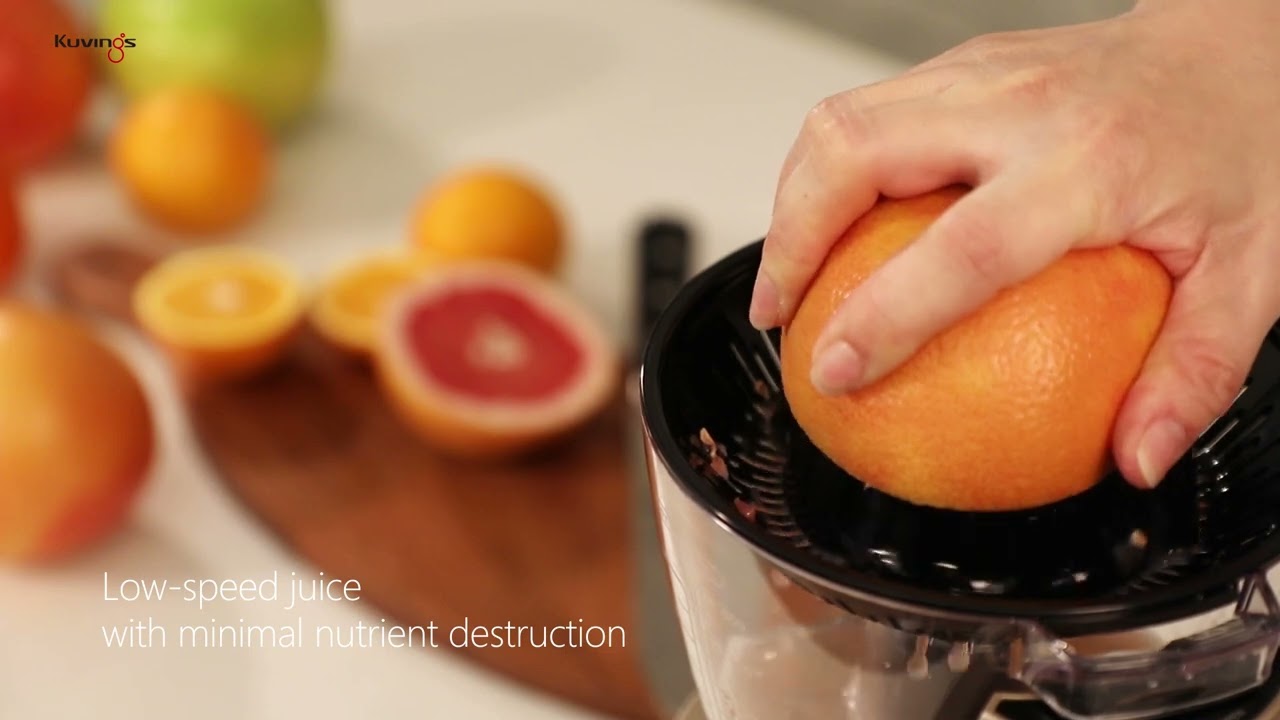 RECIPE "Vắt cam" cùng máy ép chậm hiệu Kuvings NS-625CBS2 [E6000]