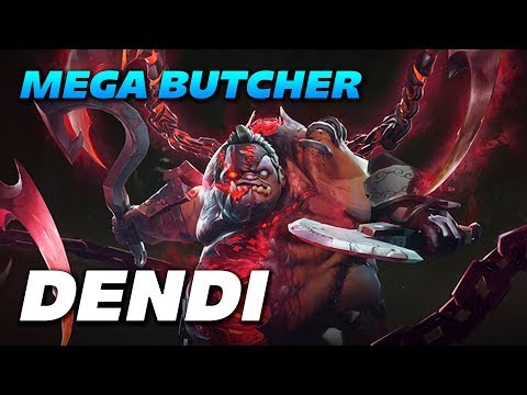 Dendi Pudge - Mega Butcher - Dota 2 Pro Gameplay