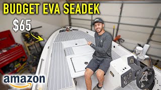 I Bought Amazon BUDGET SeaDek For MY BOAT! (Is It Worth It)