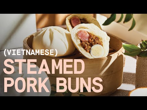 Vietnamese Steamed Pork Buns (Banh Bao)