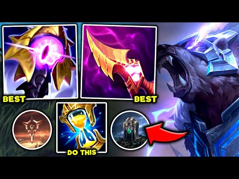 VOLIBEAR TOP 100% WINS EVEN THE HARDEST GAMES! - S12 VOLIBEAR GAMEPLAY! (Season 12 Volibear Guide)