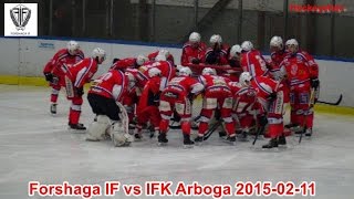preview picture of video 'Forshaga IF vs IFK Arboga 2015 02 11'