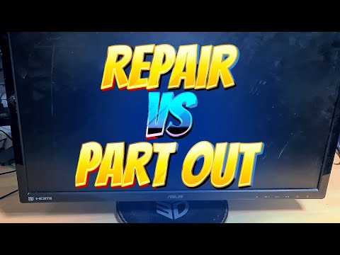 Asus VG248QE 144Hz Gaming Monitor - Repair or Part Out to Sell?