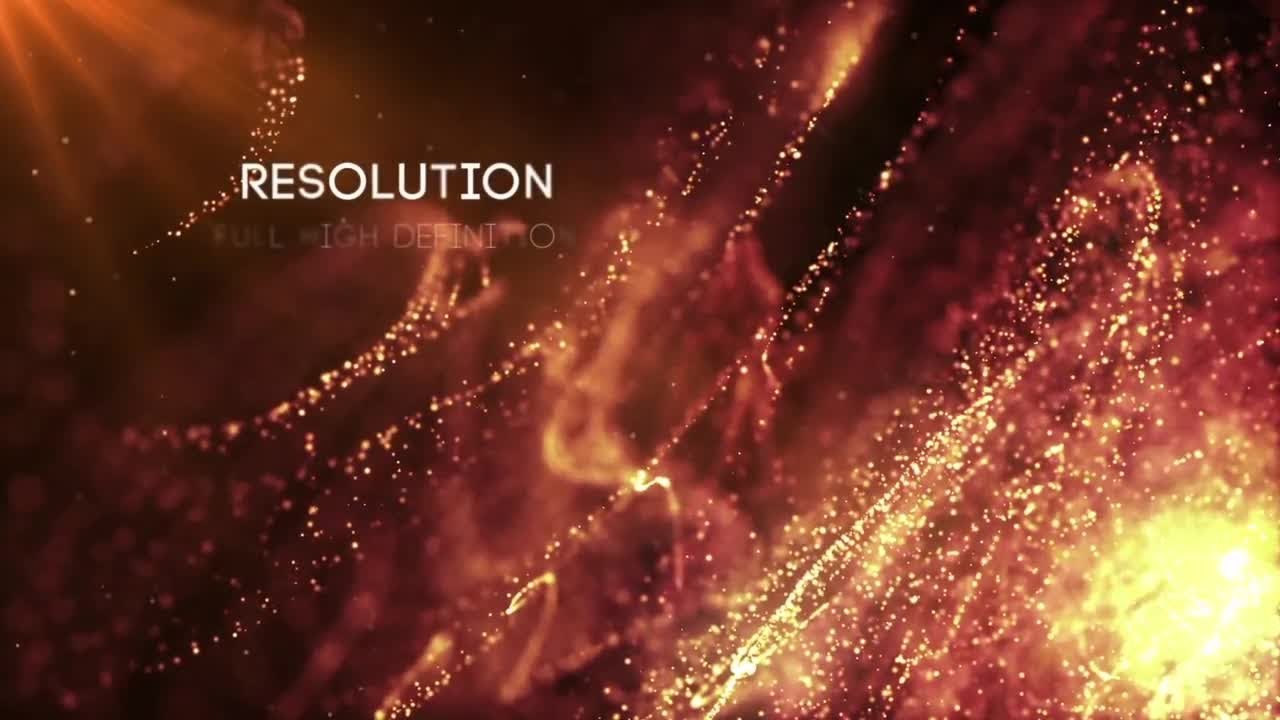 Particle Titles After Effects Templates