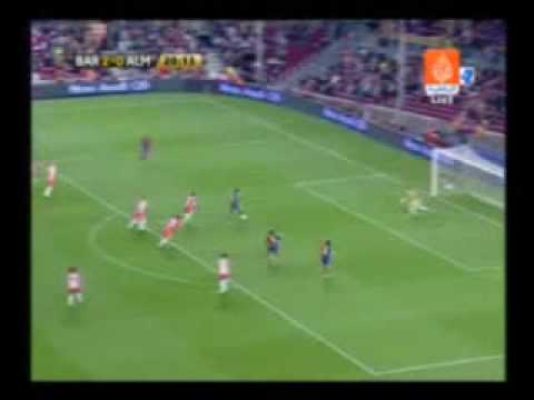 Liga 2009 : J08 : Barcelone - Almeria : 5-0