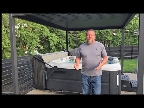 "Best Hot Tub Cover Lifter? Vision Lift Boomerang with 360° View!"