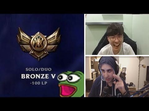 How to get out of -100 BRONZE V | FAKER HAS FUN WITH SKT | The A Stream #102