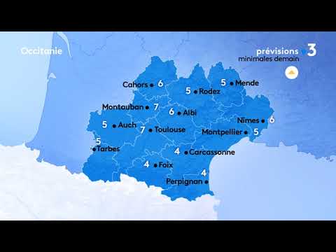 Prévisions météo de mardi : temps maussade sauf près de la Méditerranée