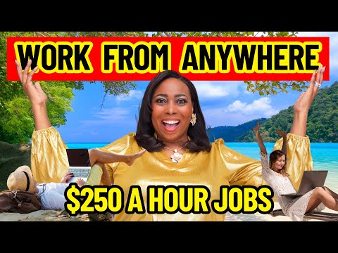 7 SECRET Websites That Pay You To Work From ANYWHERE: Up To US$250 A HOUR / US$150K A YEAR Jobs