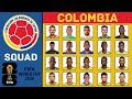 COLOMBIA Squad FIFA World Cup 2026 Qualifiers | November 2023 | FootWorld