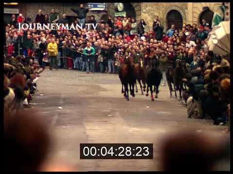 Palio di Rociglione, Riderless Horse Race, Ronciglione, Italy, 2003