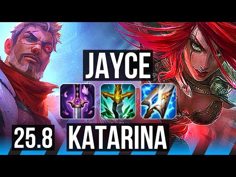 JAYCE vs KATARINA (MID) | 8/2/6, 900+ games | EUW Diamond | 25.8