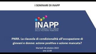 I Seminari di Inapp