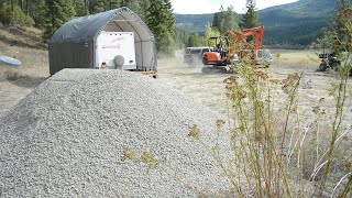 Living off the Grid: Paving Our Driveway with Gravel (3/4" Minus Rock)