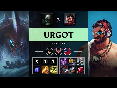 Urgot Jungle vs Graves - NA Grandmaster Patch 25.21