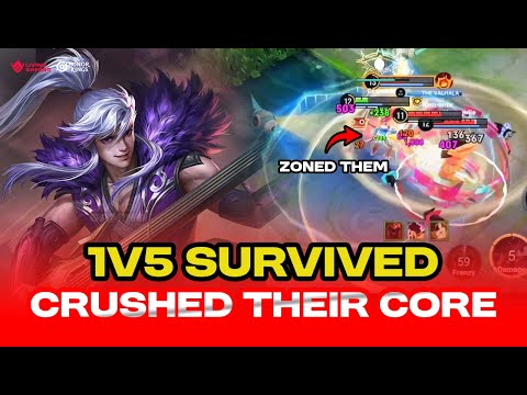 1v5 and I Didn't Di*e?! 🔥 | Gao Midlane Magic Tank Destroys Core Heroes
