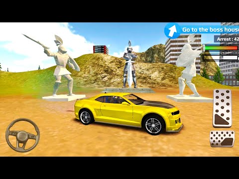 City Crime Car Driving Simulator #3 - Escaping From Police - Android Gameplay