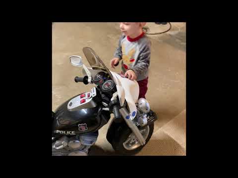 Modified Kid Motorz Police Motorcycle