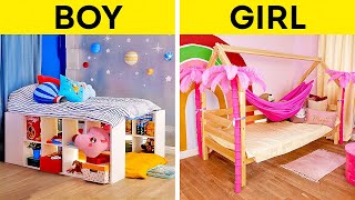 INCREDIBLE ROOM MAKEOVER IDEAS || Low-Budget Decor Crafts