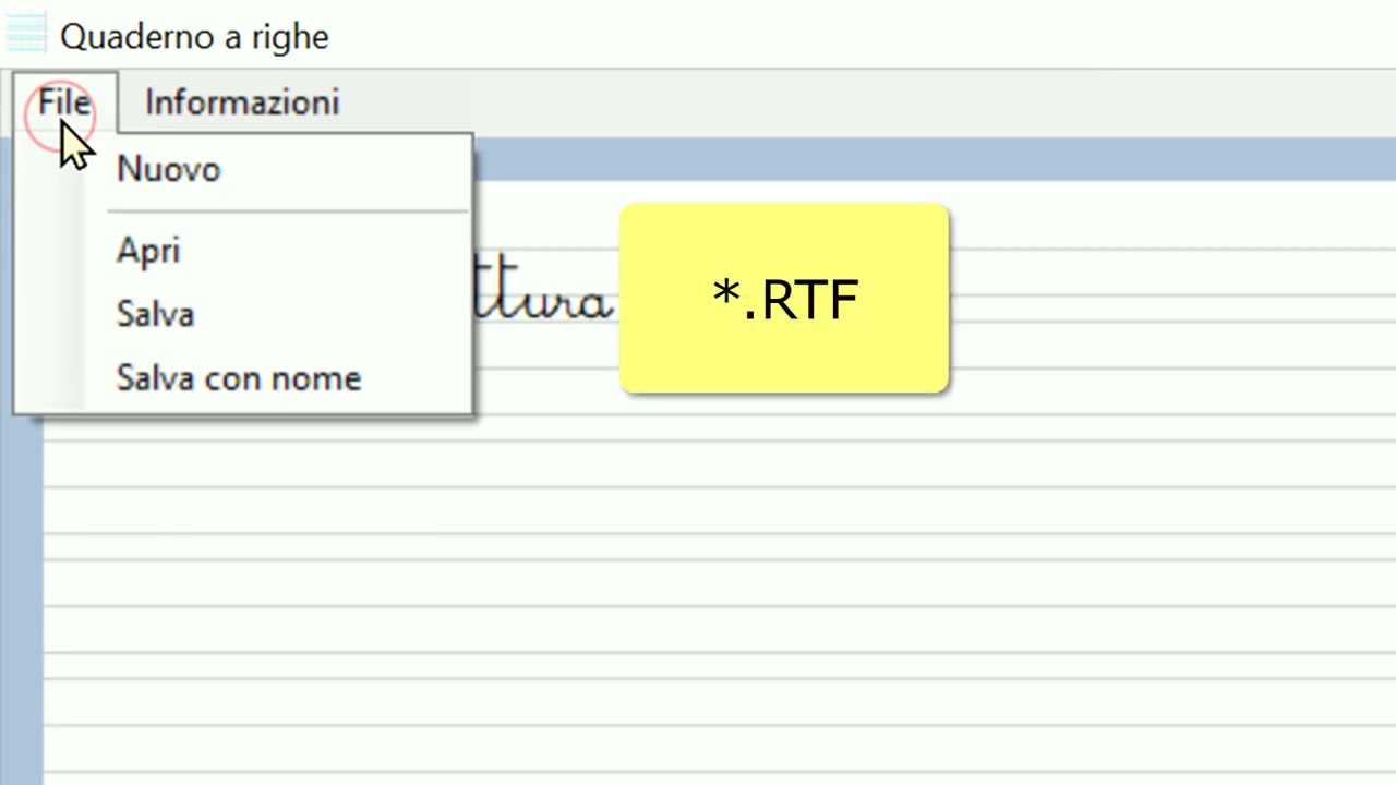 Quaderno a righe e quaderno a quadretti