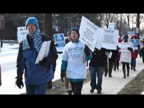APSCUF Jan 24, 2013 Board of Governors Picket